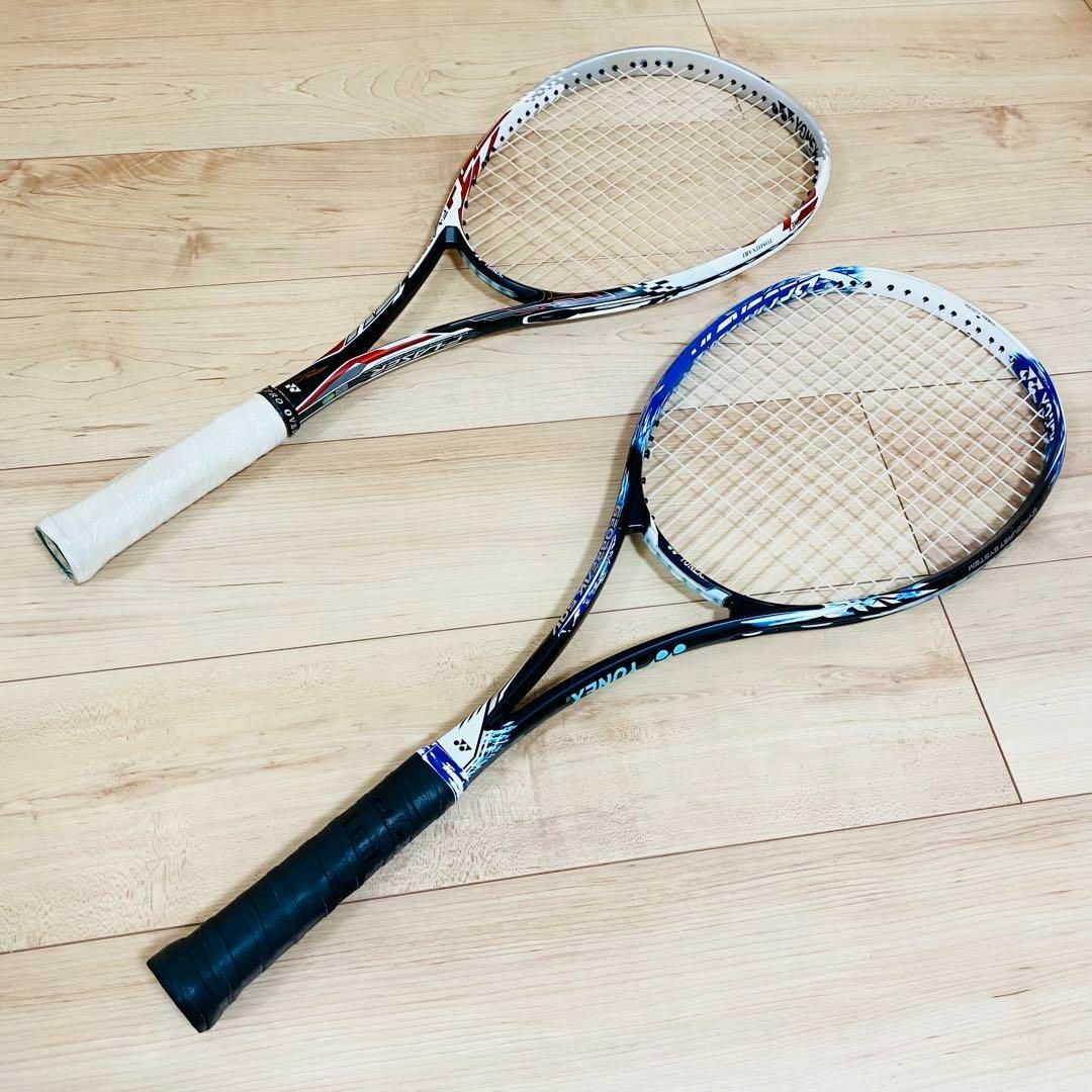 ヨネックス 軟式テニスラケット ジオブレイク エフレーザー 2本 G1&3_画像1