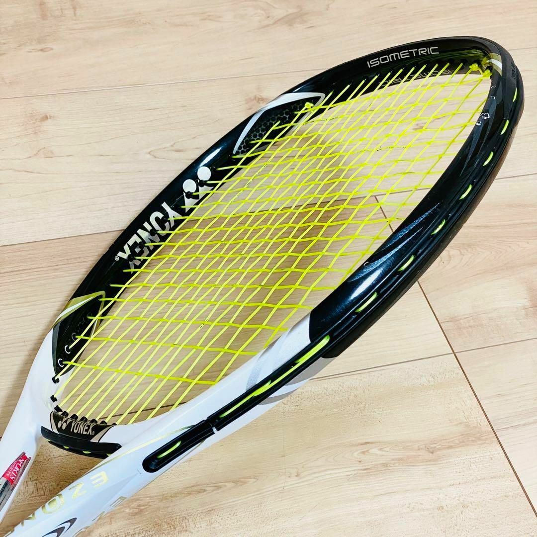 【匿名配送】ヨネックス 硬式テニスラケット EZONEXi107 G2 デカラケ_画像5