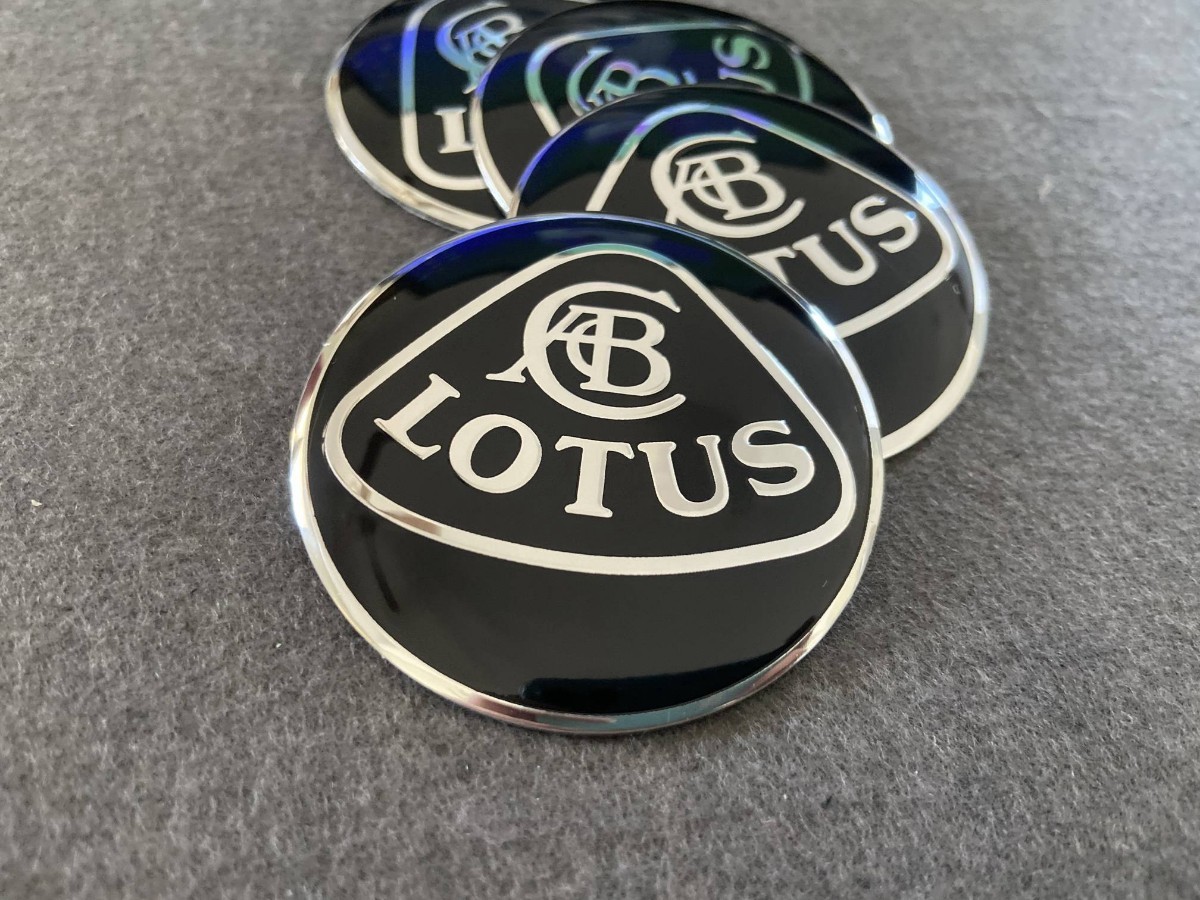 ロータス Lotus ホイール センターキャップシール 56.5ｍｍ 4枚セット アルミ製 カーステッカー 自動車 ●440番_画像5