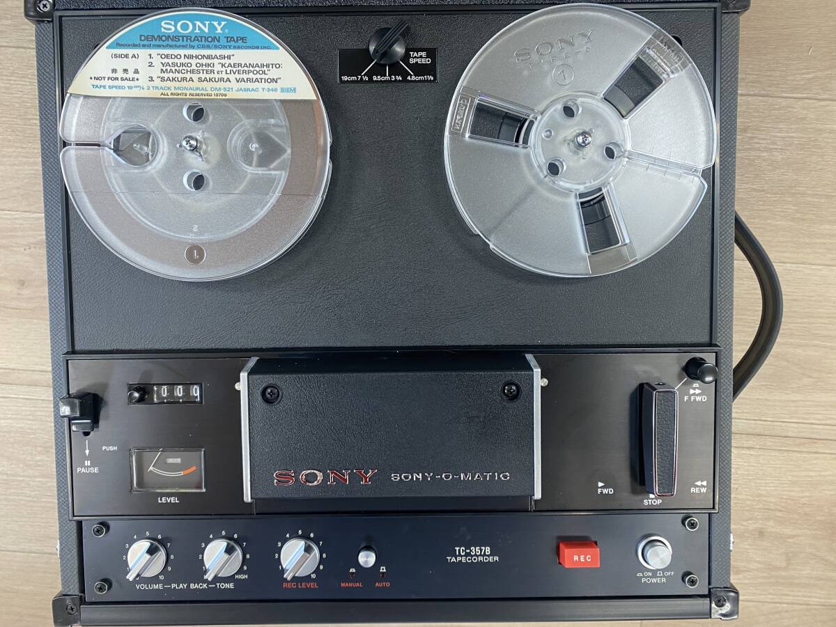 【未使用品・外箱付】SONY TC-357B テープレコーダー 50/60Hz_画像2