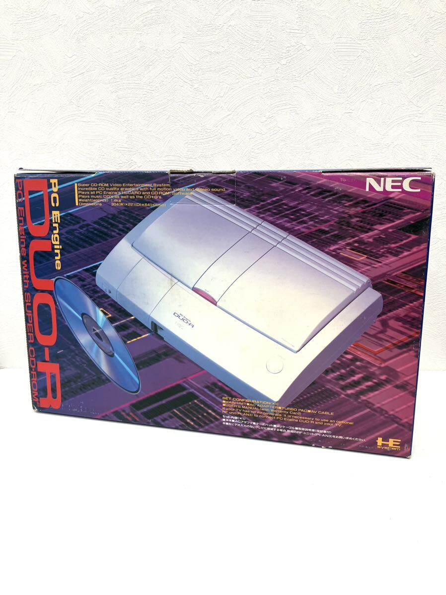 H2-027 NEC PCエンジン DUO-R PI-TG10 ゲーム 本体 ケーブル レトロ 当時物 PCEngine ゲーム機 デュオ SUPER CD-ROM_画像2