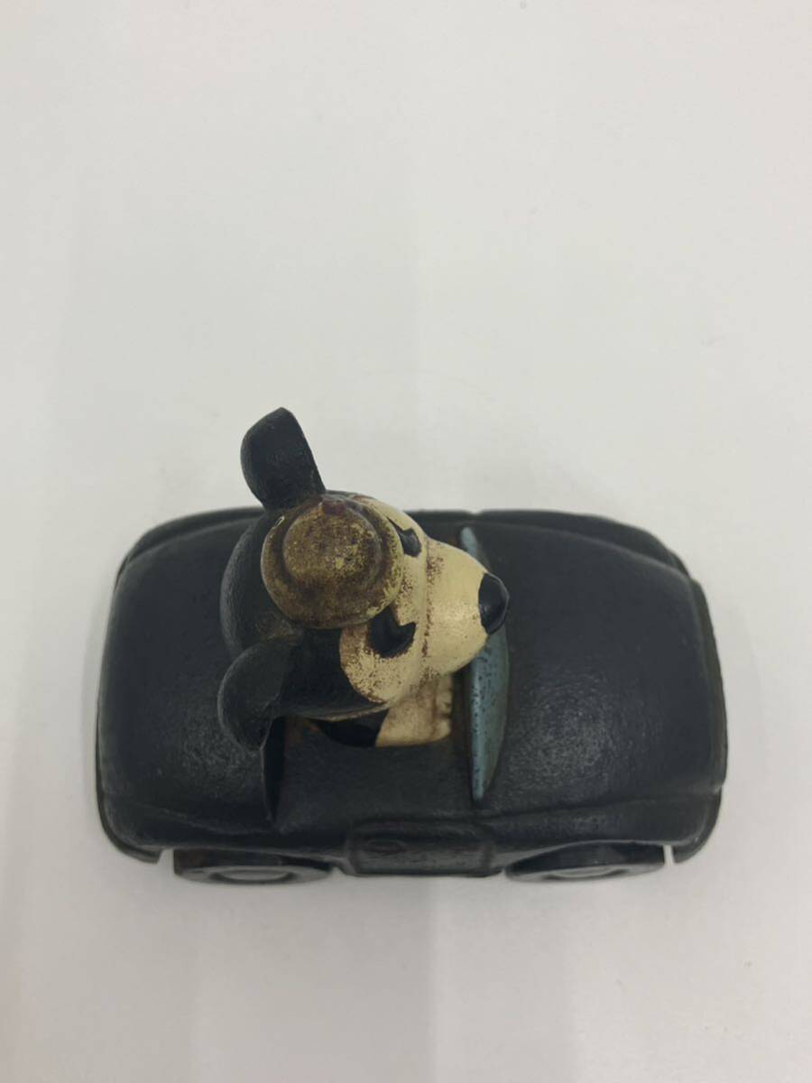 H3-075 ミッキーマウス ヴィンテージ カー 乗り物 インテリア 置物 重量 ヤングエポック製 レトロ の画像5