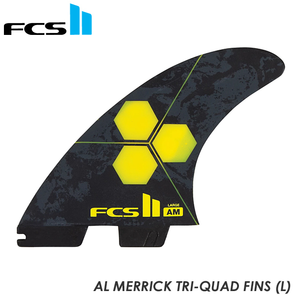 【新品】FCS2 5フィン FIN フィン AM Tri-Quad Performance Core アルメリック AL MERRICK Lサイズ