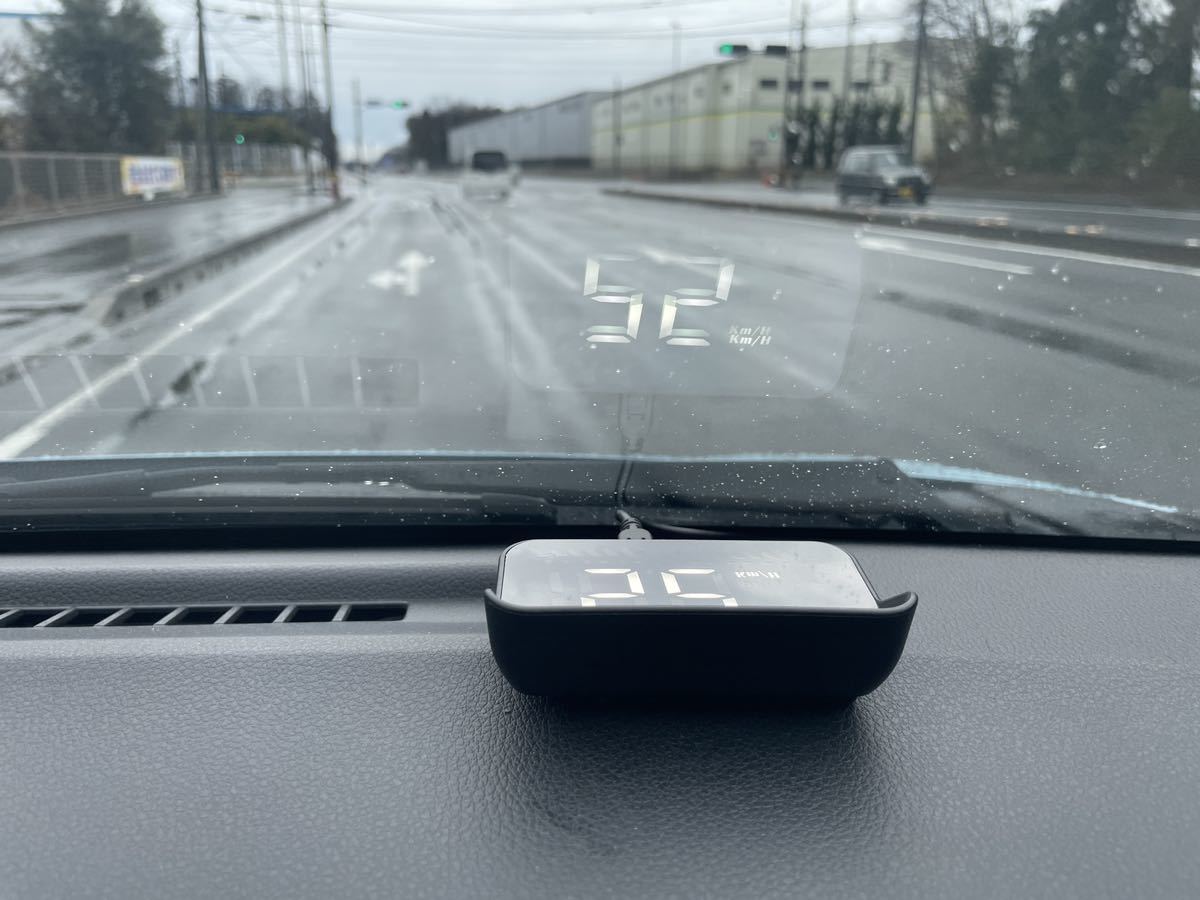 ヘッドアップディスプレイ M7 GPS/OBD2対応　GPS表示に難あり_画像7