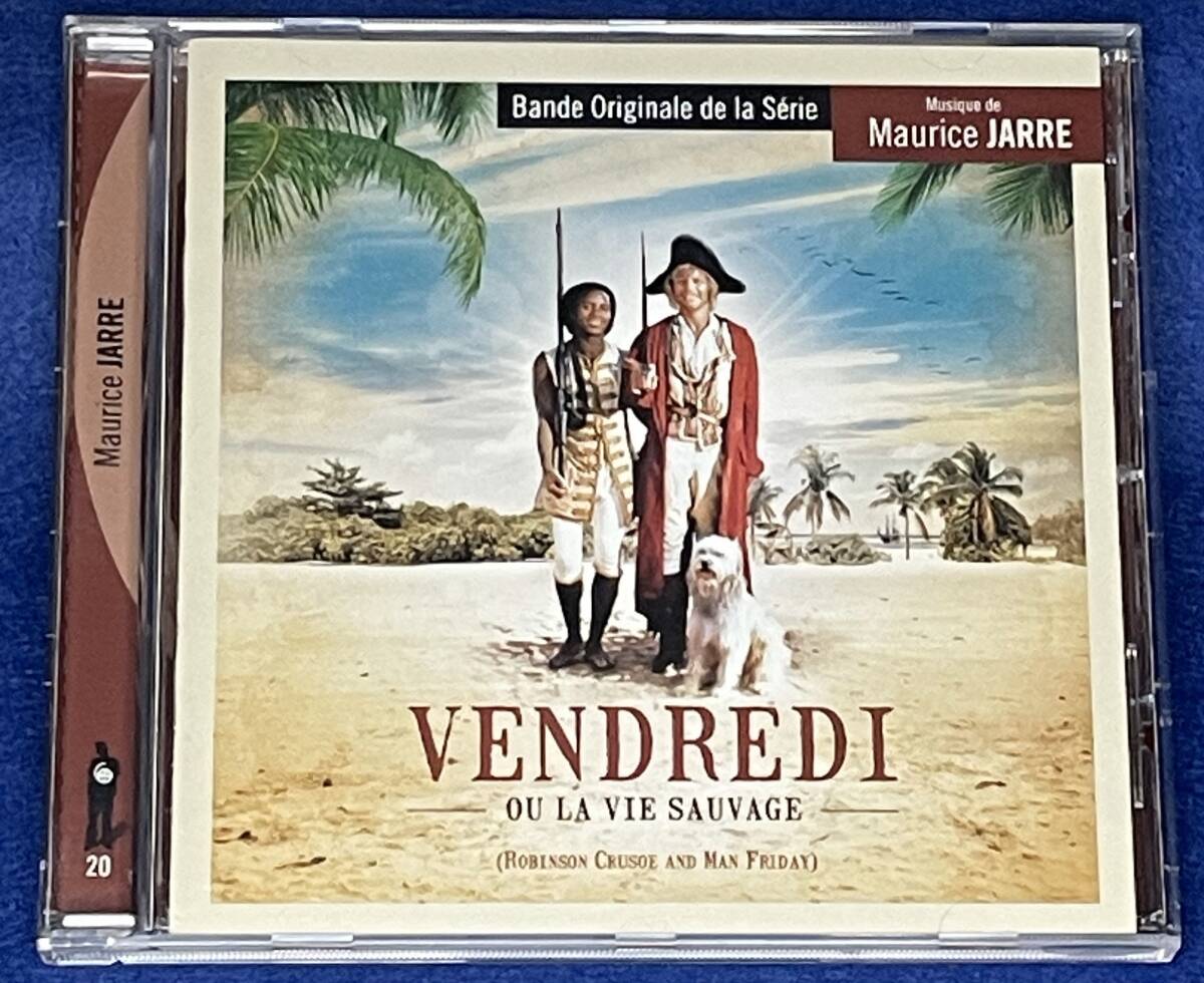 【CD】モーリス・ジャール「VENDREDI - OU LA VIE SAＶAGE - 」1981年フランス・TVシリーズ・サントラ　2013年発売　MUSIC BOX MBR-20 _画像1