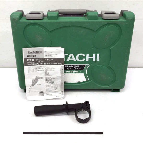 Q4618 送料無料！【中古品】24mm ロータリハンマドリル 日立工機 DH24PG HITACHI電動工具 穴あけ_画像2