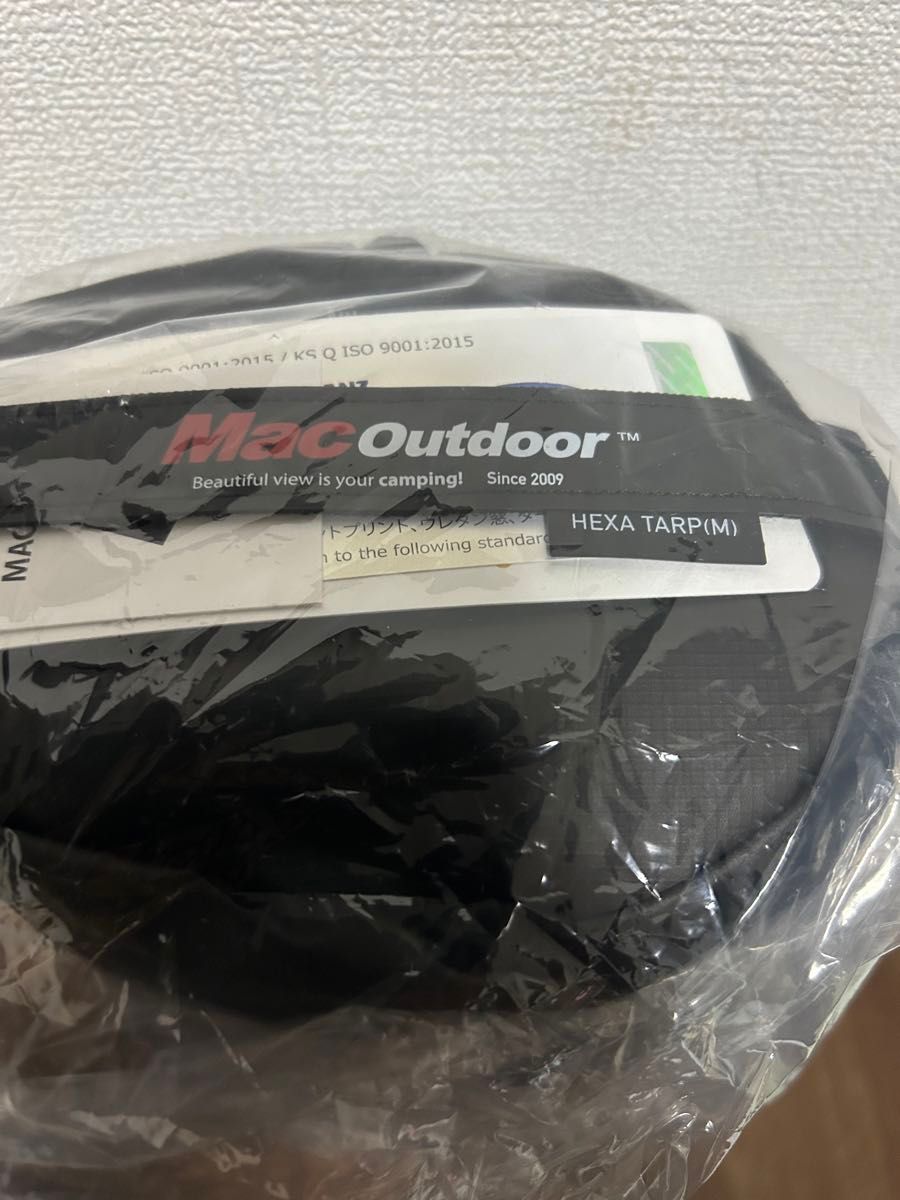 Mac outdoor マックワン  ヘキサタープ  Mサイズ  ブラック 新品