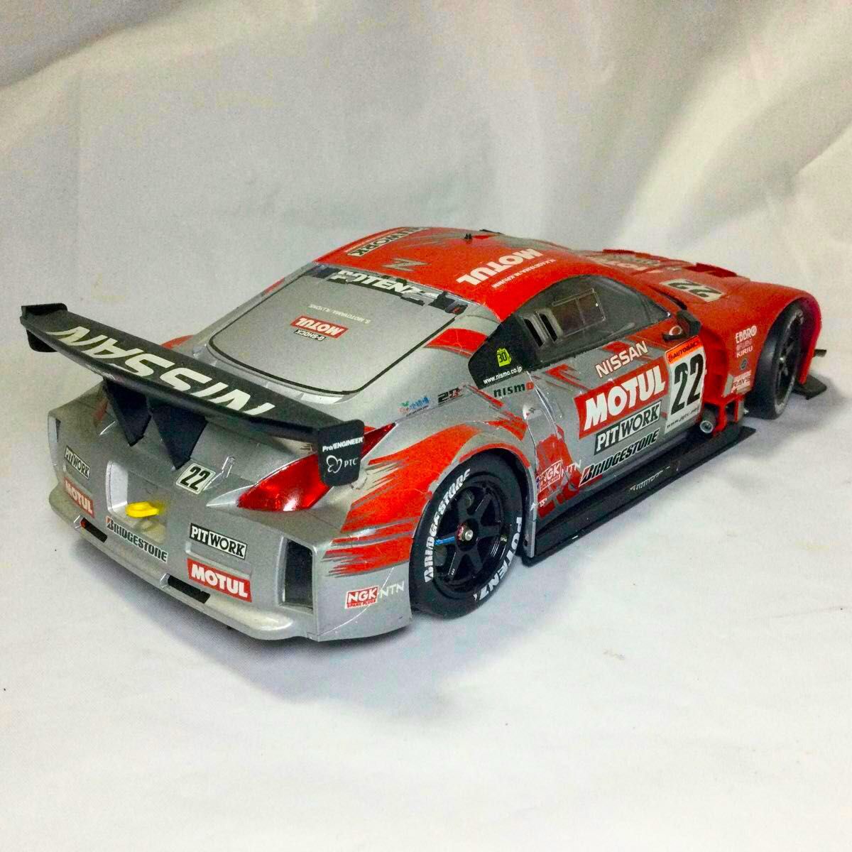 フェアレディZ NISMO MOTUL Z スーパーGT 1/24 タミヤ キット完成品 ダイキャストメタル製シャーシ