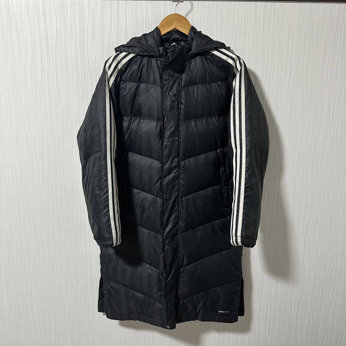 C318 adidas アディダス CLIMAPROOF ダウンコート ベンチコート ダウン コート メンズ サイズ160 kids キッズ 子供服 スポーツ_画像1