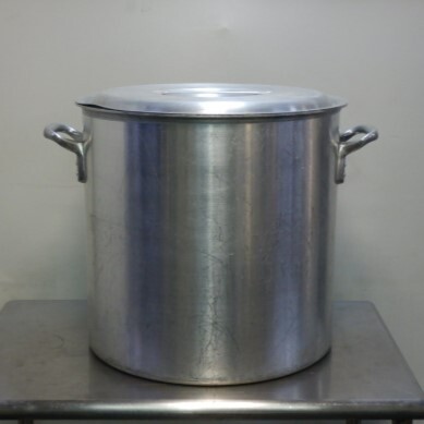 EBM プロシェフ アルミ 寸胴鍋 51cm ふた付 外寸Wφ545H510ｍm 厚4mm 10.5kg 100L ラーメン スープ 510mm 取っ手7.8cm_画像1