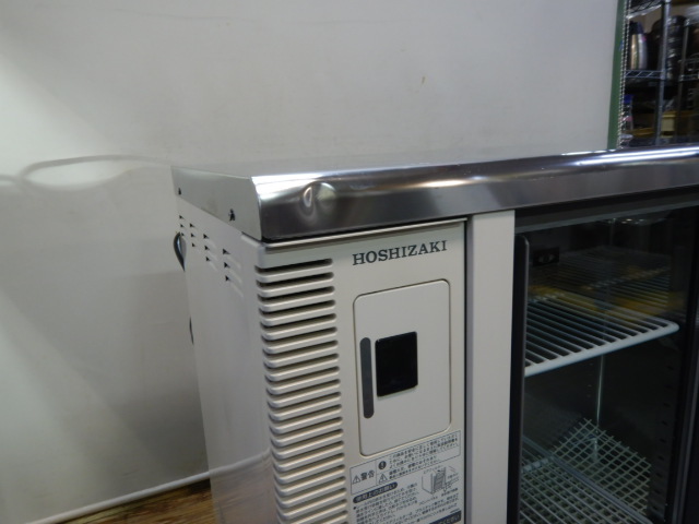 2012年製 ホシザキ RTS-90STB2 コールド テーブル 形 冷蔵ショーケース W90D45H80cm 150L 54kg 100V_画像4