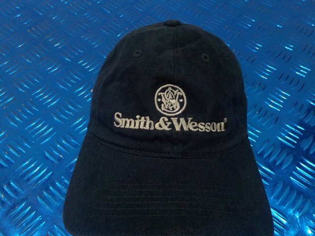 D●○（2）Smith＆Wesson　スミス＆ウェッソン　ネイビー　サイズ不明　キャップ　帽子　6-2/27（も）（S＆Wミリタリー）_画像3