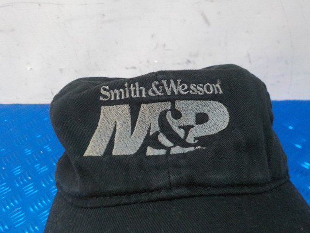 D●○（3）Smith＆Wesson　スミス＆ウェッソン　キャップ　帽子　黒　ブラック　サイズ不明　6-2/27（も）（S＆Wミリタリー）_画像6