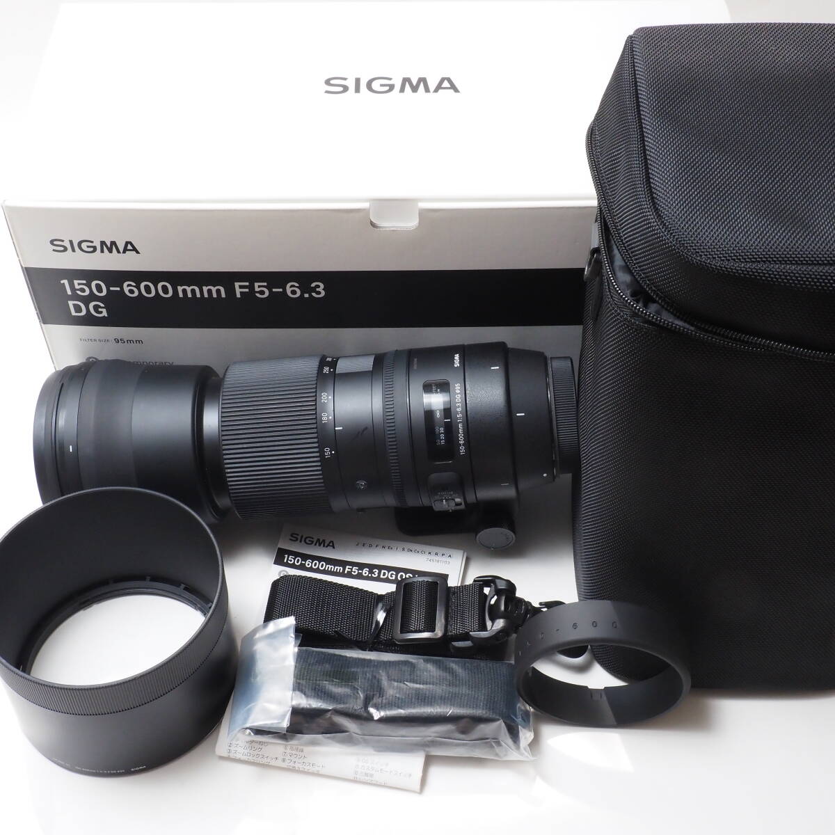 【美品】SIGMAシグマ　キヤノンEF用150-600mmF5-6.3DG OS HSM(Ｃ)　CanonキヤノンEFマウント(キャノン）★NO.8097_画像1