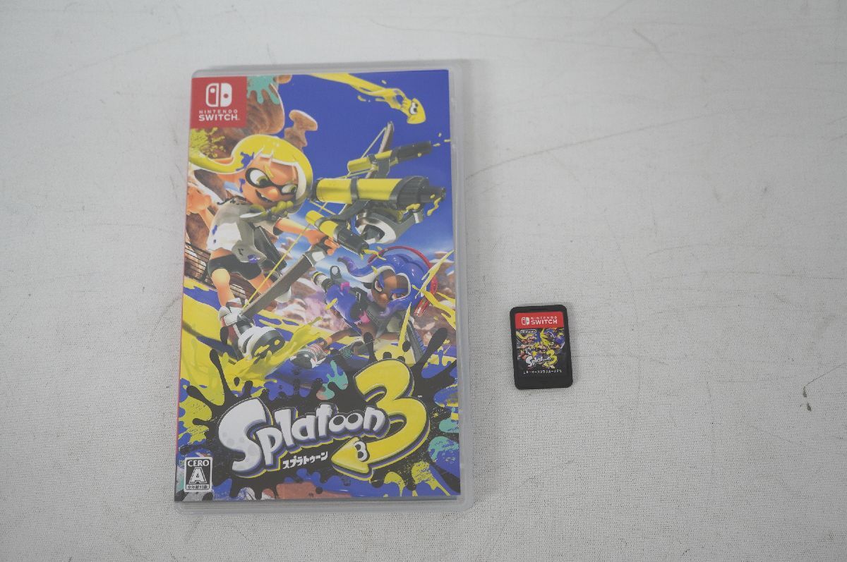 【3-102】 Splatoon3 スプラトゥーン３ ゲームソフト ケース付 Nintendo ニンテンドー 任天堂 Switch スイッチ 現状品 玩具 おもちゃの画像1