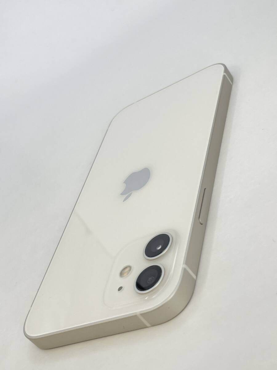 KT060164-H【爆速発送・土日発送可】iPhone 12 128GB ホワイト SIMフリー アイフォン Apple 即決 初期化済み SIMロック解除済み 楽天の画像6