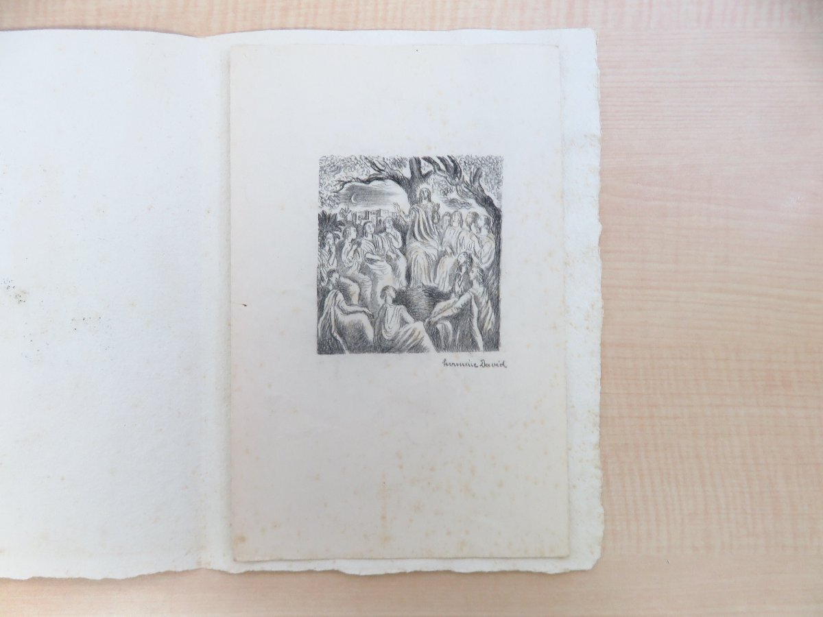 エルミーヌ・ダヴィッド肉筆画2枚+銅版画全56枚揃 アルチュール・ランボー著『Choix de poesies』限定40部 1952年刊 ジュール・パスキン妻の画像9