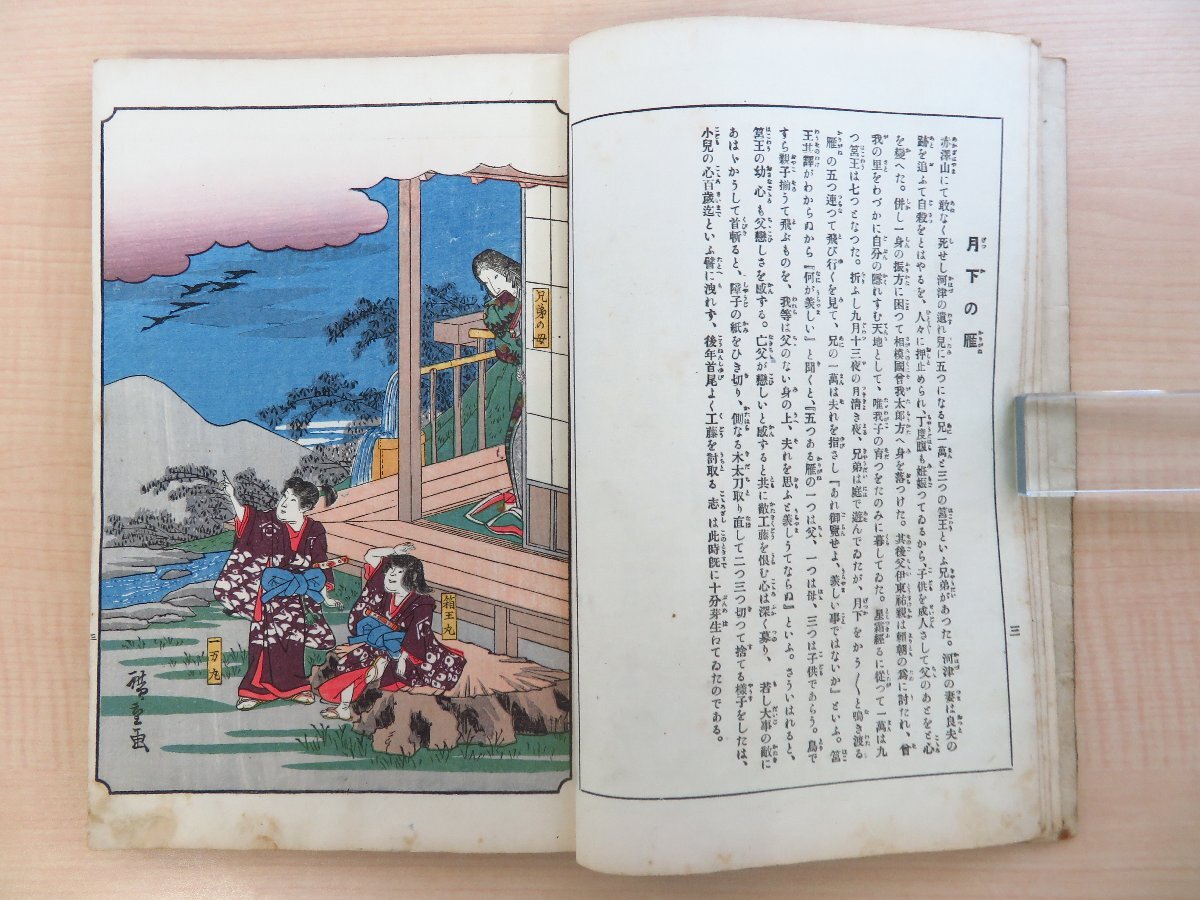 歌川広重『曽我物語 全』大正6年 風俗絵巻図画刊行会錦絵部/吉川弘文館刊 彩色木版画30枚入 浮世絵_画像5