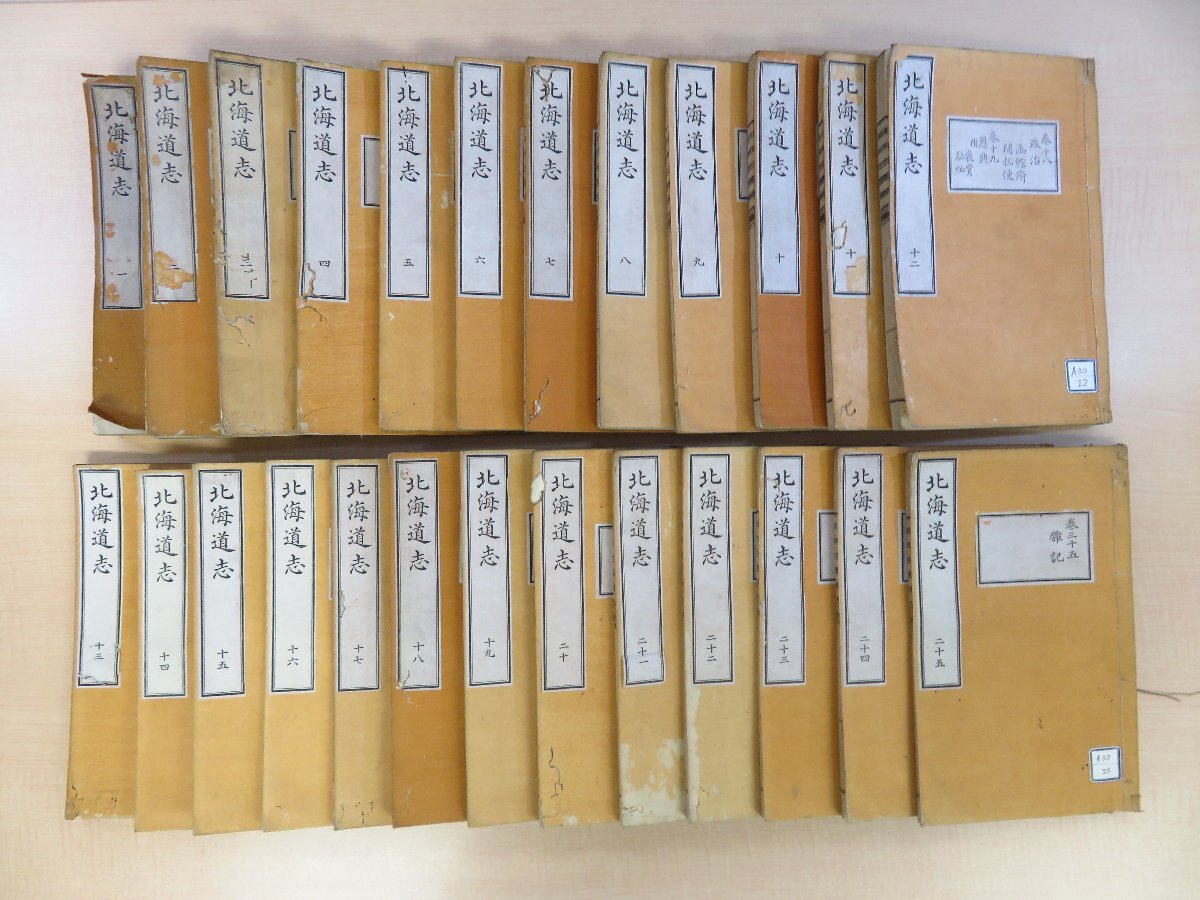 長谷川伸旧蔵書 開拓使編纂『北海道志』(全三十五巻二十 長谷川伸旧蔵書 開拓使編纂『北海道志』(全三十五巻二十