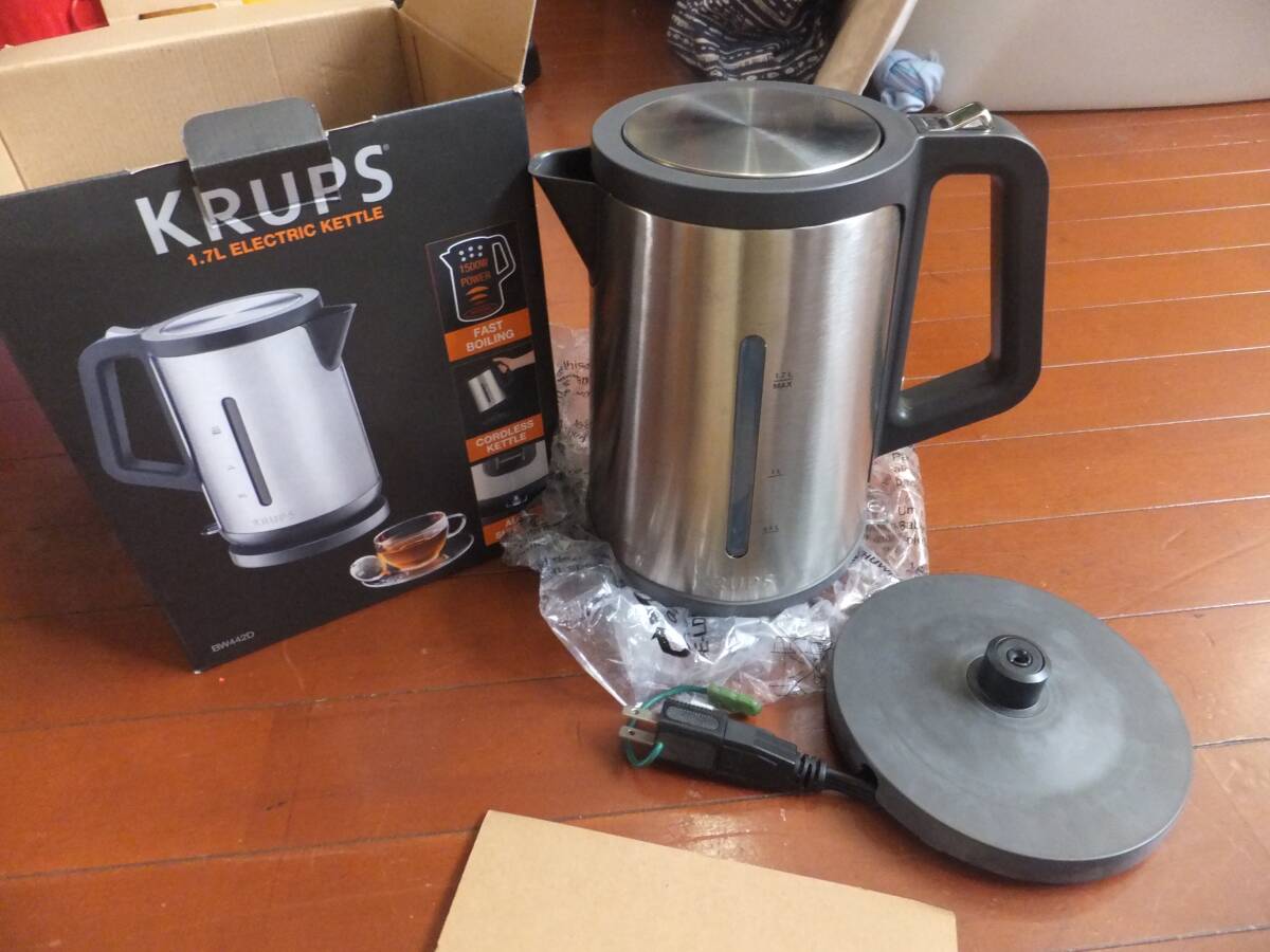 5530円 未使用品!KRUPSクラップス 電気ケトルBW442D50 - 電気ケトル 5530円 未使用品!KRUPSクラップス 電気ケトルBW442D50 - 電気ケトル