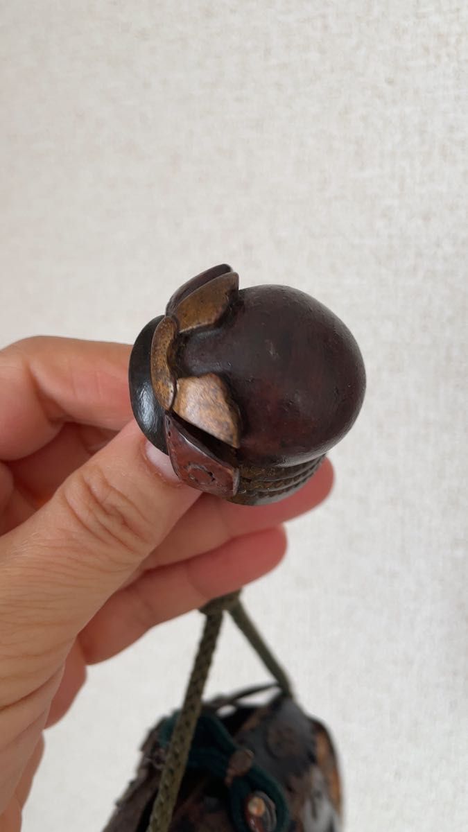 サムライ お財布 根付 江戸時代