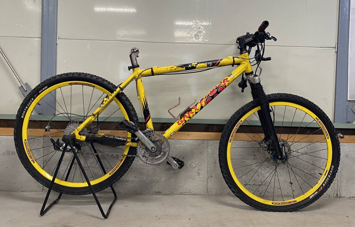 ゲイリーフィッシャー MTB X-CALIBER 黒/黄色 26インチ shimano DEORE 3×9 GARY FISHER エクスカリバー 札幌市 引取りOKの画像1