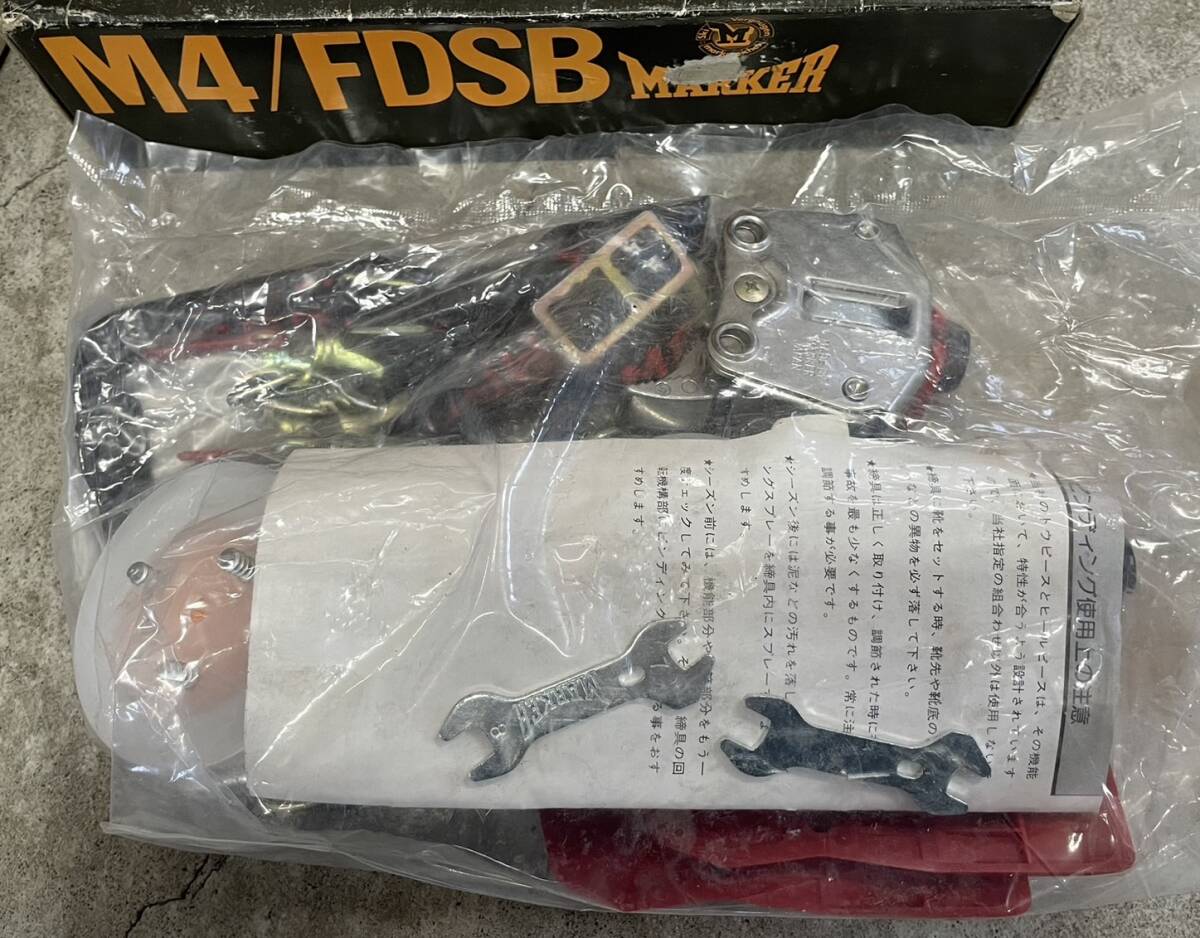 MARKER マーカー レトロ ビンディング M4/FDSB 長期保管品 未開封 外箱ダメージ 希少 札幌市_画像5