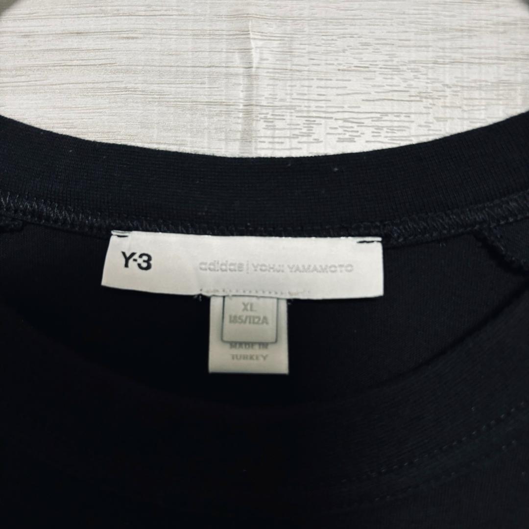 【人気デザイン】Y-3 ワイスリー Tシャツ XLサイズ センターロゴ スクエア ヨウジヤマモト ストリート 一点物 おしゃれ 高級の画像6