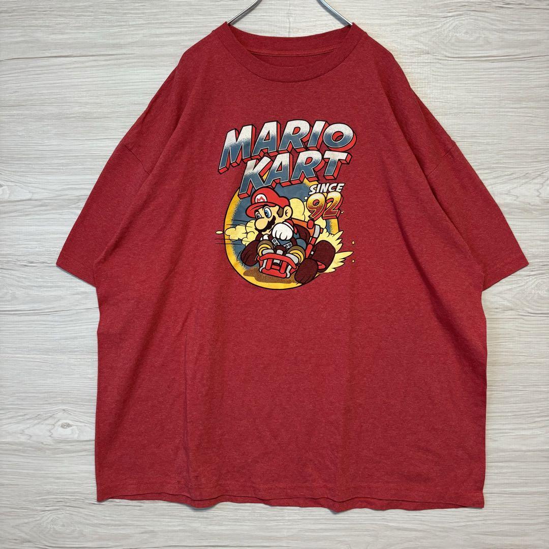【入手困難】MARIO KART マリオカート Tシャツ　4XLサイズ　ゲーム　ゆったり　キャラクター　一点物　レア　半袖　アニメ　映画　海外輸入_画像2