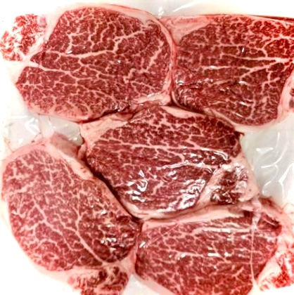 ^_^/ prompt decision if ×2 pack (10 sheets ) delivery![ black wool peace cow fillet meat tilt.!].. only .* Kyushu production black wool peace cow A4 fillet meat steak (5 sheets 500g) from sale!
