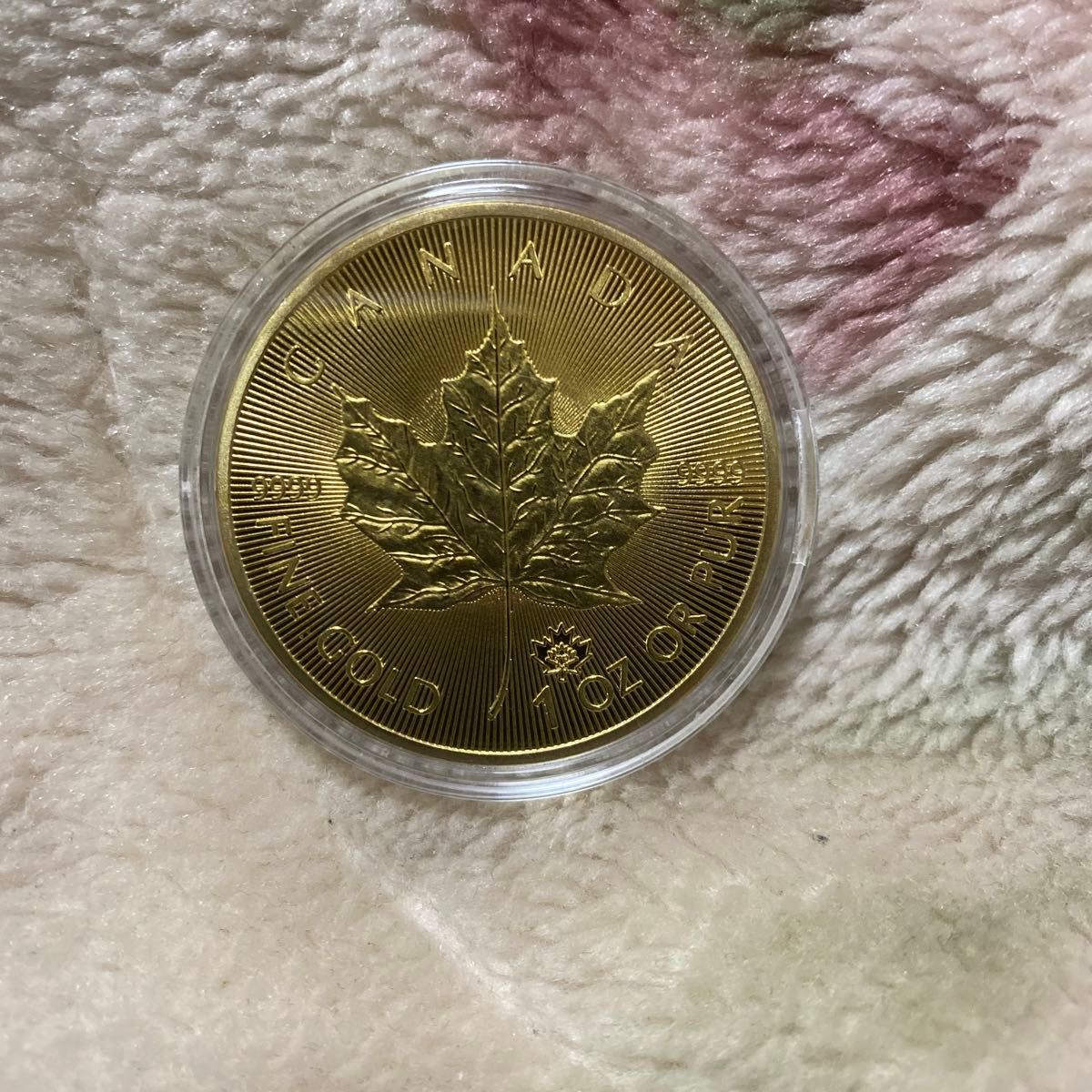 カナダ1オンス金額。2021年製。このコインは24GPレプリカとなります。新品未使用カプセル入りです。