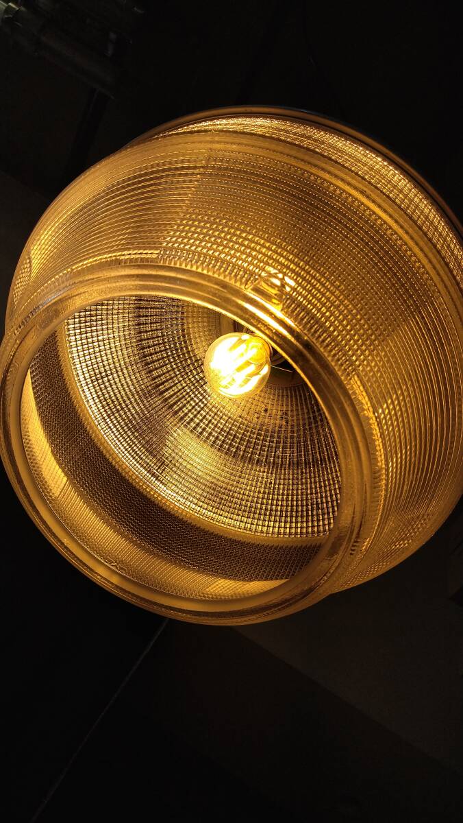 特価品 ビンテージ インダストリアル ホロフェン ビッグランプ HOLOPHANE Vintage Industrial ceiling Lamp_画像5