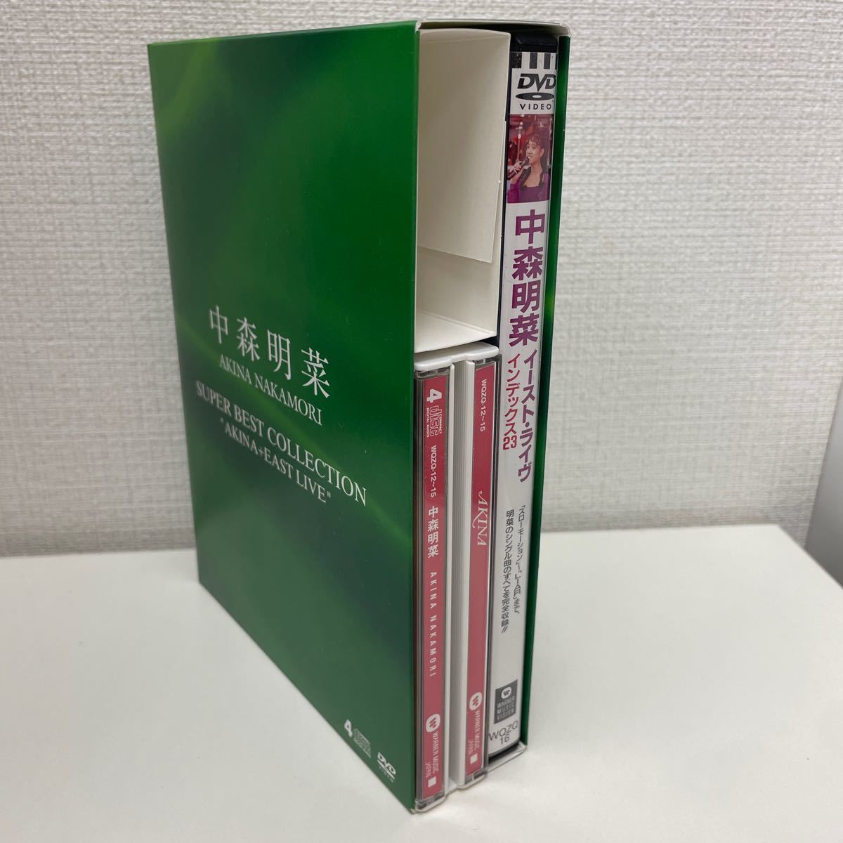 中森明菜 スーパーベストコレクション AKINA CD4枚組＋EAST LIVE DVD_画像2