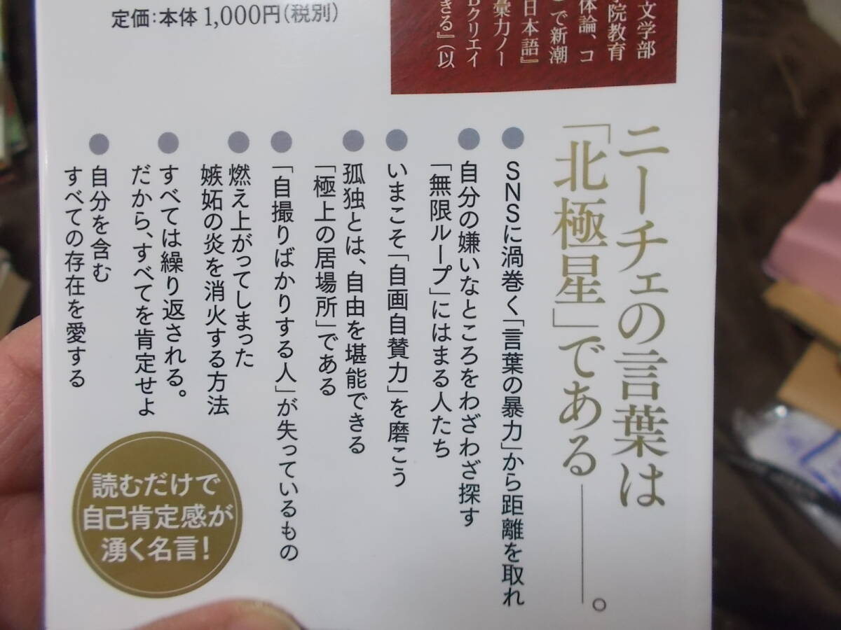 ニーチェ　自分を愛するための言葉　齋藤孝(PHP新書2023年)送料114円　人生が変わる「超人」の哲学_画像3