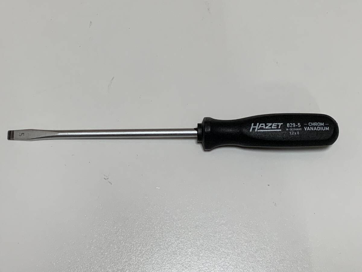 HAZET is Z minus screwdriver 829-5 CHROM VANADIUM practical use used 