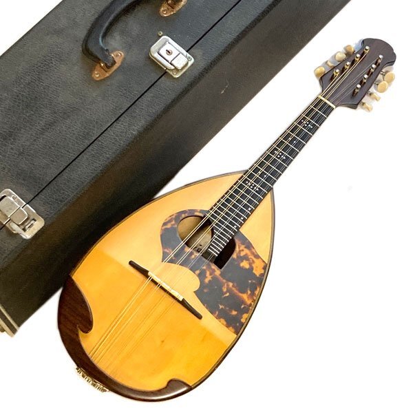  Ishikawa . two . mandolin hand . goods 1976 year made .. included equipped Vintage goods hard case attaching stringed instruments 