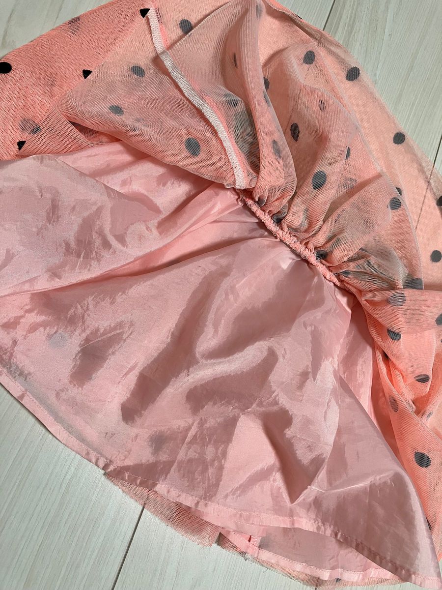 スイカ　チュール　スカート 90 / H&M フタフタ 西松屋 いちご　パンパンチュチュ　ピンク