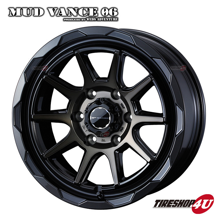 4本セット MUDVANCE06 18x8.0J 6/139.7 +20 BRO TOYO OPEN COUNTRY R/T 285/60R18 ホワイトレター プラド FJクルーザー_画像2