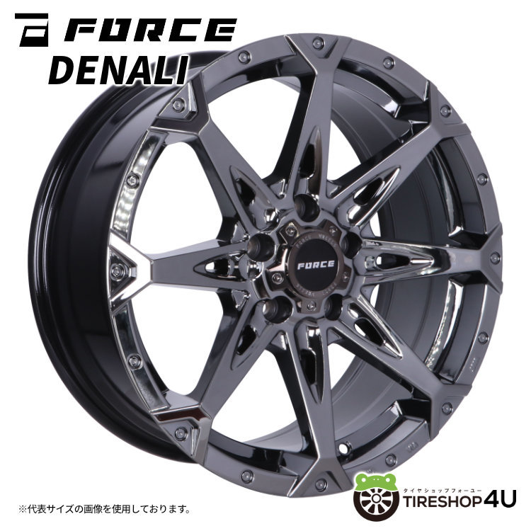 4本セット フォースデナリ DENALI 17x7.5J 5/127 +38 SBC MONSTA モンスタ RTハイブリッド R/T 265/70R17 WL ジープ ラングラー JL JK_画像1