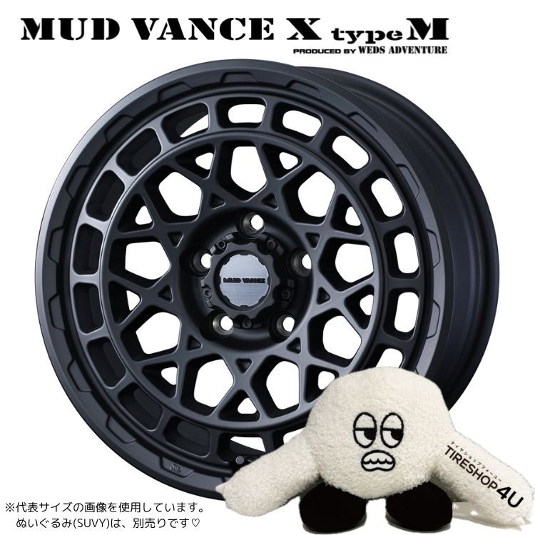 4本セット MUD VANCE X TypeM 16x7.0J 5/114.3 +35 FMB TOYO OPEN COUNTRY A/T3W 215/65R16 ホワイトレター カローラクロス デリカD5_画像1