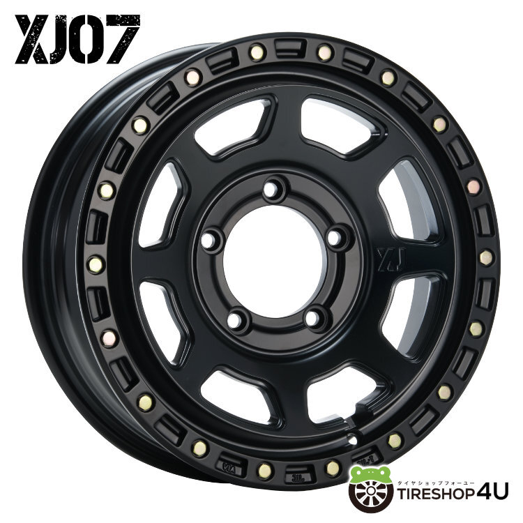 4本セット XTREME-J XJ07 16x5.5J 5/139.7 +20 SBK YOKOHAMA GEOLANDAR M/T G003 225/70R16 ジムニー JB64W JB23W_画像2