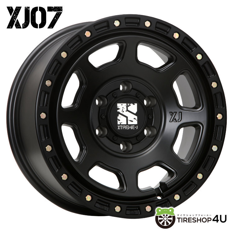 4本セット XTREME-J XJ07 17x8.0J 6/139.7 +20 SBK BFGoodrich All-Terrain T/A KO2 265/70R17 ホワイトレター ハイラックスリフトアップ_画像2