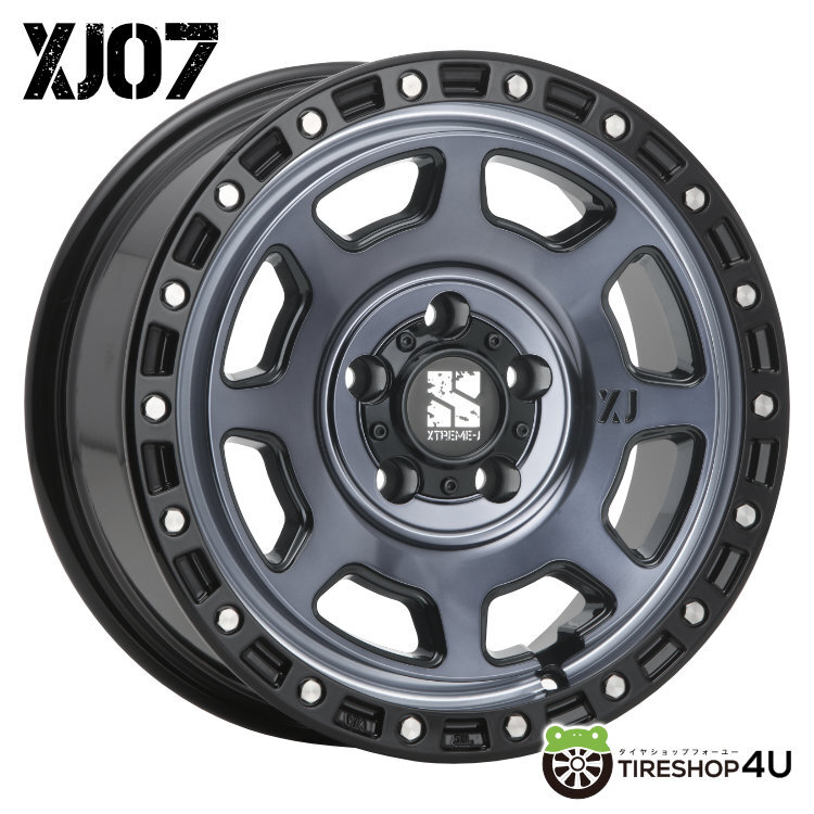 4本セット XTREME-J XJ07 17x8.0J 5/114.3 +35 GBM BFGoodrich TRAIL-TERRAIN T/A 225/65R17 ホワイトレター ハリアー エクストレイルT32_画像2