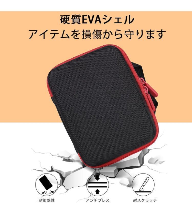 Aenllosi Brother ブラザー工業 P-touch J100 ラベルライター 専用収納ケース / EVA素材 耐衝撃性 ブラック（ケースのみ）