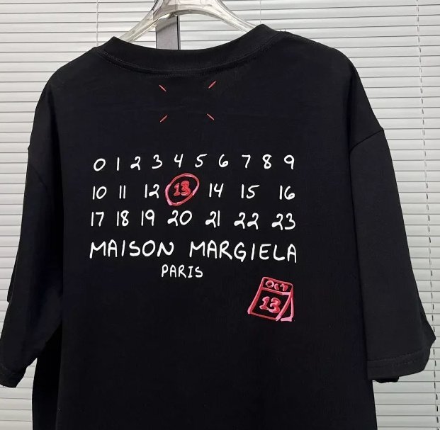 Maison Margiela メゾン マルジェラ トップス Tシャツ メンズ レディース シンプル ブラック M_画像7