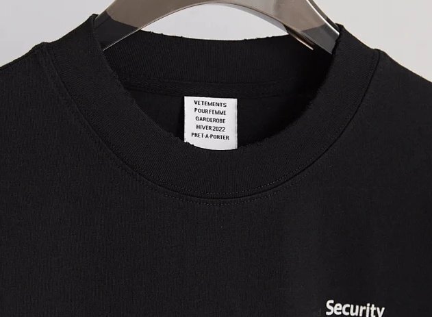 VETEMENTS ヴェトモン トップス Tシャツ メンズ ストリート ユニセックス カジュアル ブラック L_画像3