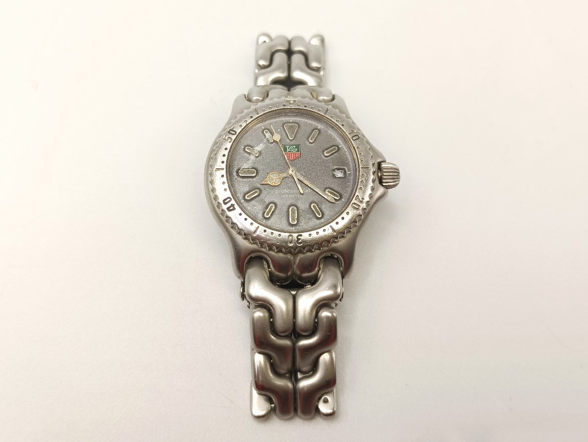 ジャンク品 TAG Heuer／タグホイヤー プロフェッショナル200M S99.213K レディース腕時計_画像3