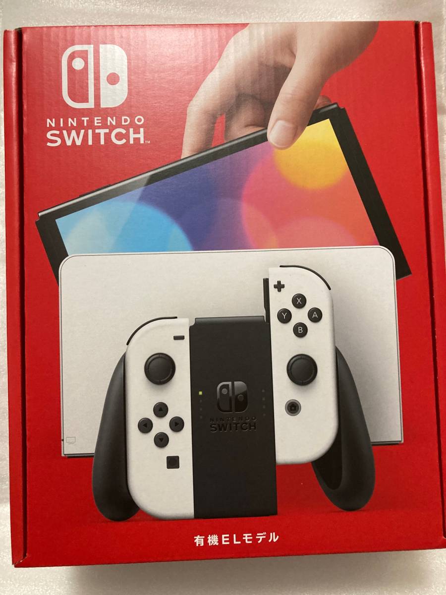 未開封・新品・送料無料/Nintendo Switch本体 有機ELモデル Joy-Con(L)/(R)ホワイト/ニンテンドースイッチ/ドックホワイト_画像1