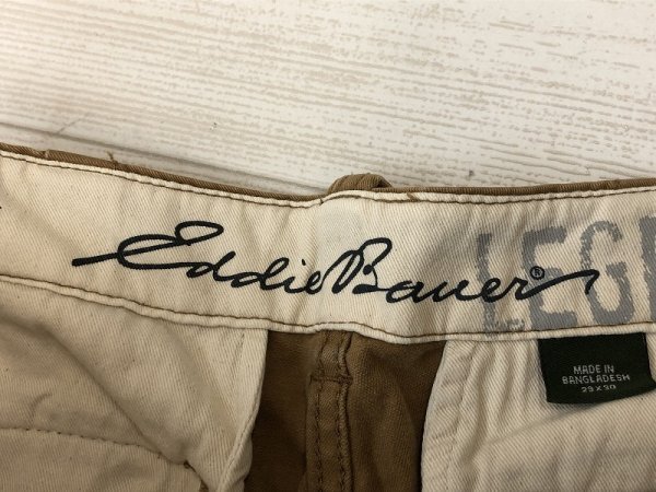 Eddie Bauer エディーバウアー メンズ サイドポケット付き カラーパンツ W29 キャメル_画像2