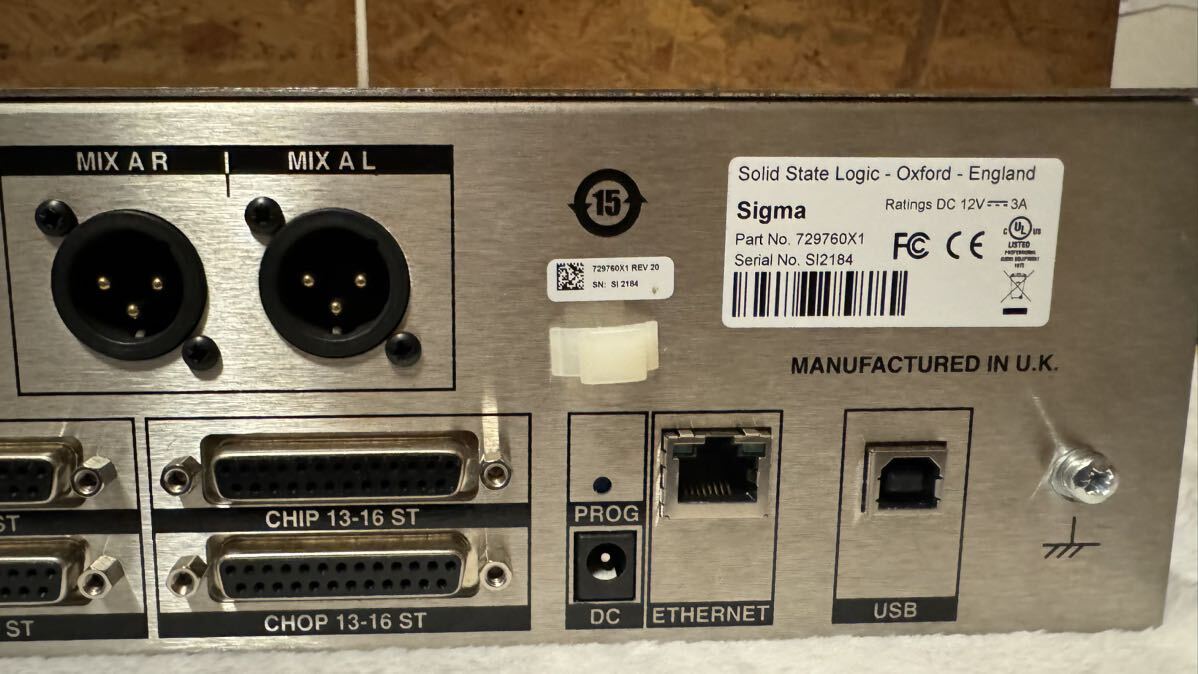 SSL SIGMA DELTA 美品 super analogue remote controlled summing mixer 生産終了 感動品 (Solid State Logic X-desk / SiX / BiG SiX)の画像5